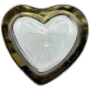 ANNIEGLASS Silver
Roman Antique 8" Heart Bowl